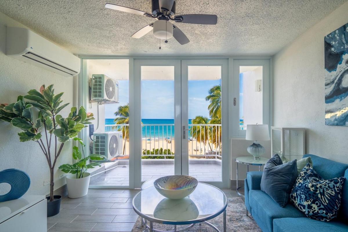 Sunset Paradise Cozy Beachfront Escape - Isla Verde San Juan Extérieur photo